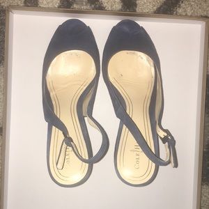 Cole Haan peep toe pump